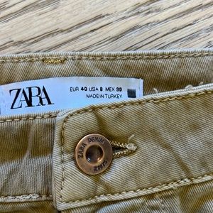 Zara, women’s, slouchy, khaki pants. NWT.